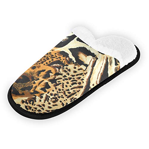 41YOLV03miL PUXUQU Zapatillas de casa para mujer, diseño de leopardo, estampado de tigre, para casa, dormitorio, para mujeres… PUXUQU Zapatillas de casa para mujer, diseño de leopardo, estampado de tigre, para casa, dormitorio, para mujeres… - Imagen 3