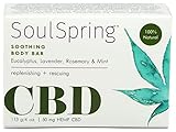 Soulspring, Soulspring Soothing CBD Body Bar, 4 Ounce