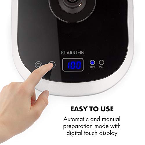 Klarstein Syphon Vacuum Coffee Maker, 360° Base, LCD Display, Touch