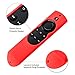 (Pack of 2) Akwox Case for Alexa Voice Remote for Fire TV and Fire TV Stick with Lanyard (Rose red)