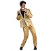 Elvis Deluxe Gold Costume, Gold, Medium