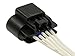 Michigan Motorsports 5 Wire Brake light Taillight Wire Circuit Board Repair Plug Harness or Backup Camera Rainier SSR Trailblazer Fits Gm Vehicles Replaces 116687 PT1555, PT-1555, 88953146, 15355207