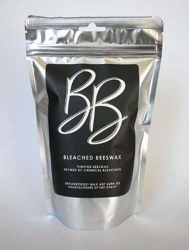 Beeswax (Bleached) 8 oz Resealable Bag by Enkaustikos