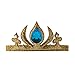 GLITTERFIT Girls Snow Queen Crown Headband, Halloween Costumes, Princess Headband for Kids - Gold