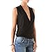 Cheapcotton Women's Crossover Neckline Flattering Drape Top