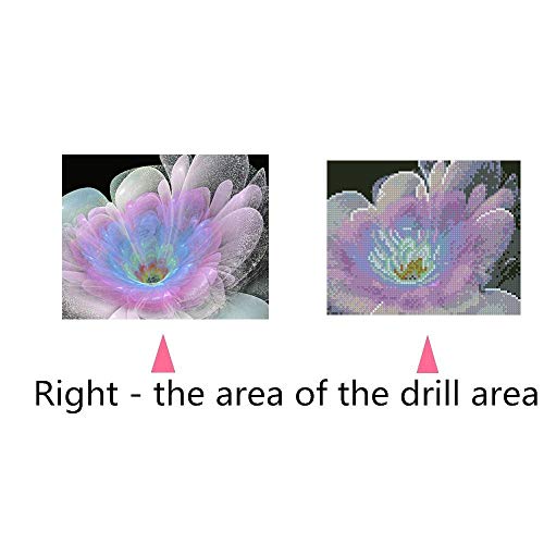 Full Drill Diamond Painting DIY 5D Partial Drill Cross Stitch Kits Crystal Rhinestone of Picture Diamond Embroidery Arts Craft (J)