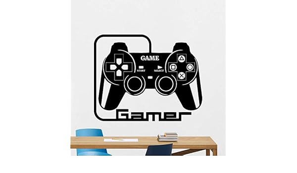 zzlfn3lv Juego Mango Etiqueta Gamer Decal Gaming Posters Gamer ...