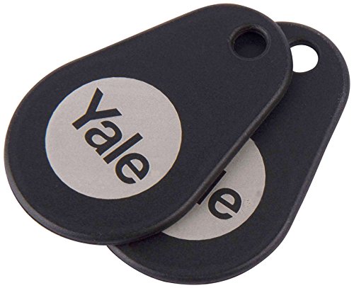 Yale-P-YD-01-CON-RFIDT-BL-Smart-Door-Lock-Key-Tags-Black-Pack-of-2