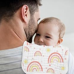 Looxii Muslin Burp Cloths 100% Cotton Large