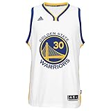 adidas Stephen Curry Men's White Golden State Warriors Swingman Jersey