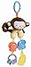 Fisher Price My Little SnugaMonkey Stroller Rattle Monkey
