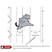 Galvanized Chain Link Fence Latch by MTB SUPPLY