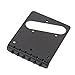 Musiclily Modern Guitar Telecaster Bridge Assembly with 6 Saddles for Fender Tele Style Electric Guitar Replacement,Black