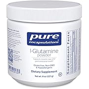 Pure Encapsulations L-Glutamine Powder | Supplement for Immune and Digestive Support, Gut Health and Lining Repair, Metabolism Boost, and Muscle Support* | 8 Ounces