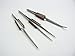 FIBER GRIP TWEEZERS CROSS LOCKING & STRAIGHT SOLDERING TWEEZER JEWELERS SET 3 Pc (E 4)