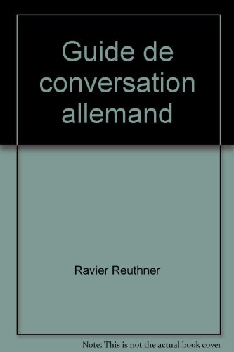 Guide pratique de conversation allemand