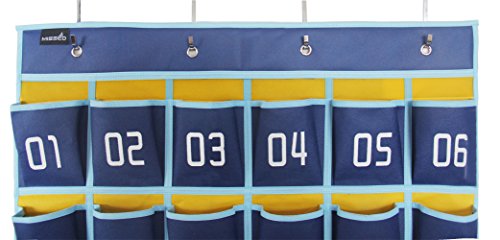 2 Numbered+Classroom+Calculator+Hanging+Organizer