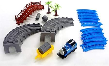 Amazon ピーナッツクラブ 陸橋を走る レール機関車 ブルー Ah9531aa レール おもちゃ