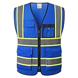 HATAUNKI High Visibility Reflection Blue Mesh