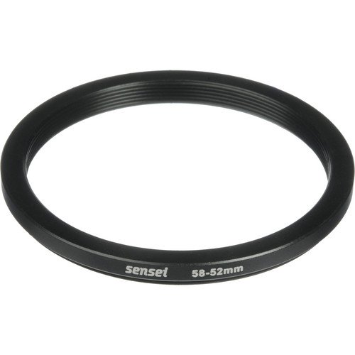 Sensei 58mm Lens to 52mm Filter Step-Down Ring