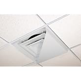 Corner Air Diverter (Triangle) for 2'x2' Ceiling Air Diffuser-Package of 2