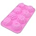 ZICOME 8-Cavity Adorable Flower Leaf Silicone Soap Mold Cake Decoration Mold, Set of 2
