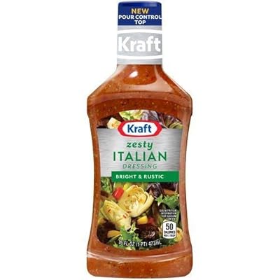 Kraft Zesty Italian Dressing 16 Ounces (Pack of 3)