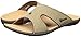Spenco Men's Kholo Slide Sandal, Straw/Java/Cork 11 M
