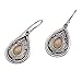 NOVICA Artisan Handmade 18k Gold Accent Dangle Earrings .925 Sterling Silver Indonesia Balinese Traditional 'Dewdrop Leaves'