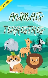 Livro Animais terrestres para colorir