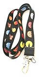 Pac-Man Anime Fashion Lanyard Key Chain Holder