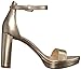 NINE WEST FOOTWEAR Women's Dempsey Metallic Heeled Sandal