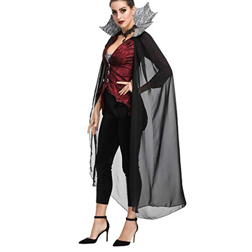 charmsamx Women Halloween Clothes Sexy Pirate Cosplay Costume Long Sleeve Coat, Belts, Tight Leggings with Pirate Hats for Halloween Night Club Party - Thumbnail 3
