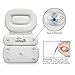 Simath Bath Pillow - Extra Large Soft Cushion for Any Size Tub, Jacuzzi. Nonslip Quick-Drying and Waterproof. Bathtub Spa Pillow for Neck, Shoulder and Head Support(21.9'' x 15'')