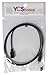YCS basics 3 Foot USB Micro Male to Micro Female OTG Adapter Cable