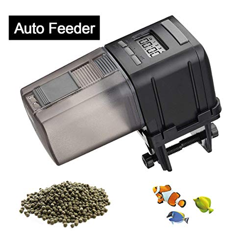 JoyMall Automatic Fish Food Feeder,Auto Feeder,Battery Fish Feeder LCD Display Feeding Time Setting, Suitable Small Fish,Tropical Fish, Gold Fish,Fish Tank Turtle Tank - Thumbnail 7