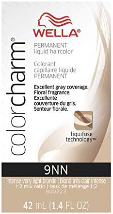 Wella Color Charm Permanent Liquid Hair Color For Gray Coverage Liquid 9nn Intense Very Light Blonde Pricepulse