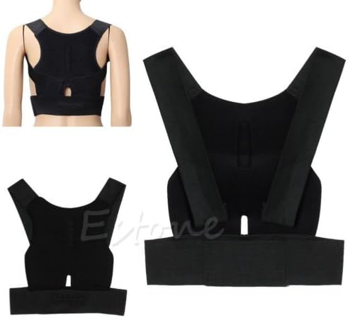 Adjustable Support Correction Back Lumbar Shoulder Brace Belt Posture Corrector kafewkub