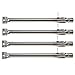 Hisencn (4-Pack Universal BBQ Gas Grill Replacement Straight Stainless Steel Pipe Tube Burner for BBQ Pro, Kenmore Sears, K Mart Part, Members Mark Part, Outdoor Gourm