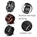 Aroncent 3pcs Unisex Black Brown Metal Spike Studded Punk Rock Biker Wide Strap Leather Bracelet