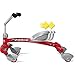 Foot-to-Floor Red Ziggle Solid Steel Frame Ride-On
