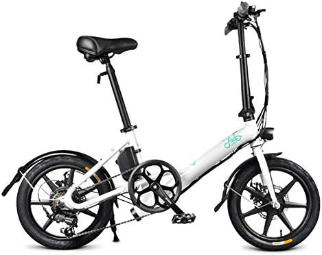 Foldable Electric Bike With Three-speed Electric Assisted Shifting With Front LED Light For Adult, FIIDO D3s Ebike Pure Electric, Riding, Electric Assist Three Riding Modes, Speed 25KM/250w, 40-50KM