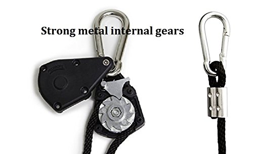 Improved with internal metal gears and aluminum crimp sleeve instead of knots. 1/8