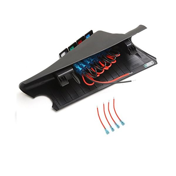 Rupse-A-Pillar-4-Switch-Panel-Pod-Kit-Left-Mount-for-Jeep-Wrangler-JK-2007-2016