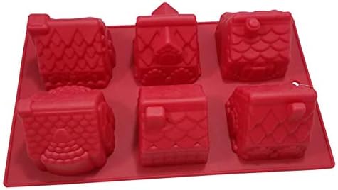 Christmas Gingerbread House Candy, Chocolate, and Cake Silicone Mold