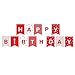 (13cards+string)- Mini String Curtain Banner for Decorations, Birthdays, Children & Adults,Happy Birthday Party Supplies,Pull String Flags