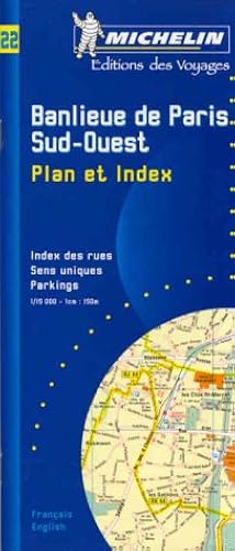Download Banlieue de Paris. Banlieue Sud-Ouest, Plan avec répertoire, 1/15 000 PDF