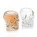 Large Skull Face Decanter with Skull Shot Glasses Use Skull Head Cup For A Whiskey, Scotch and Vodka Shot Glass, 25 Ounce Decanter 2 Ounces Shot Glass