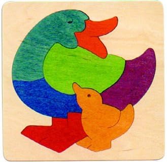 George Luck Rainbow Duck Jigsaw and Puzzle