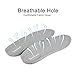 Footfeet Breathable Orthotics Insoles Sports Insoles with Arch Support - Best Shock Absorption & Cushioning Insoles for Plantar Fasciitis,Running,Flat Feet,Heel Spurs & Foot Pain - for Men & Women(S）